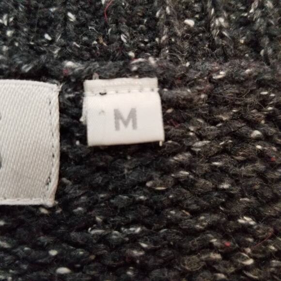 Nomadic Traders Women's Zip Front Cardigan Sweater Red Gray Black Size M Medium - Picture 4 of 5